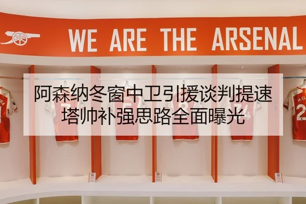 阿森纳冬窗中卫引援谈判提速 塔帅补强思路全面曝光